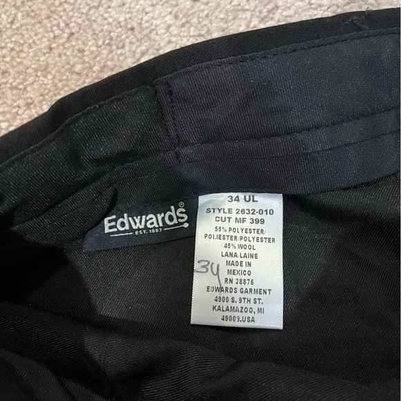 Edwards Garment Signature EZ Fit Tailored Pleated Pants - Picture 6 of 10